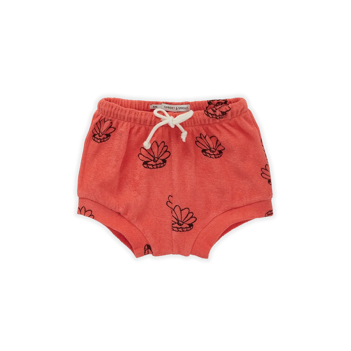 1304-TERRY BABY SHORT SHELL PRINT