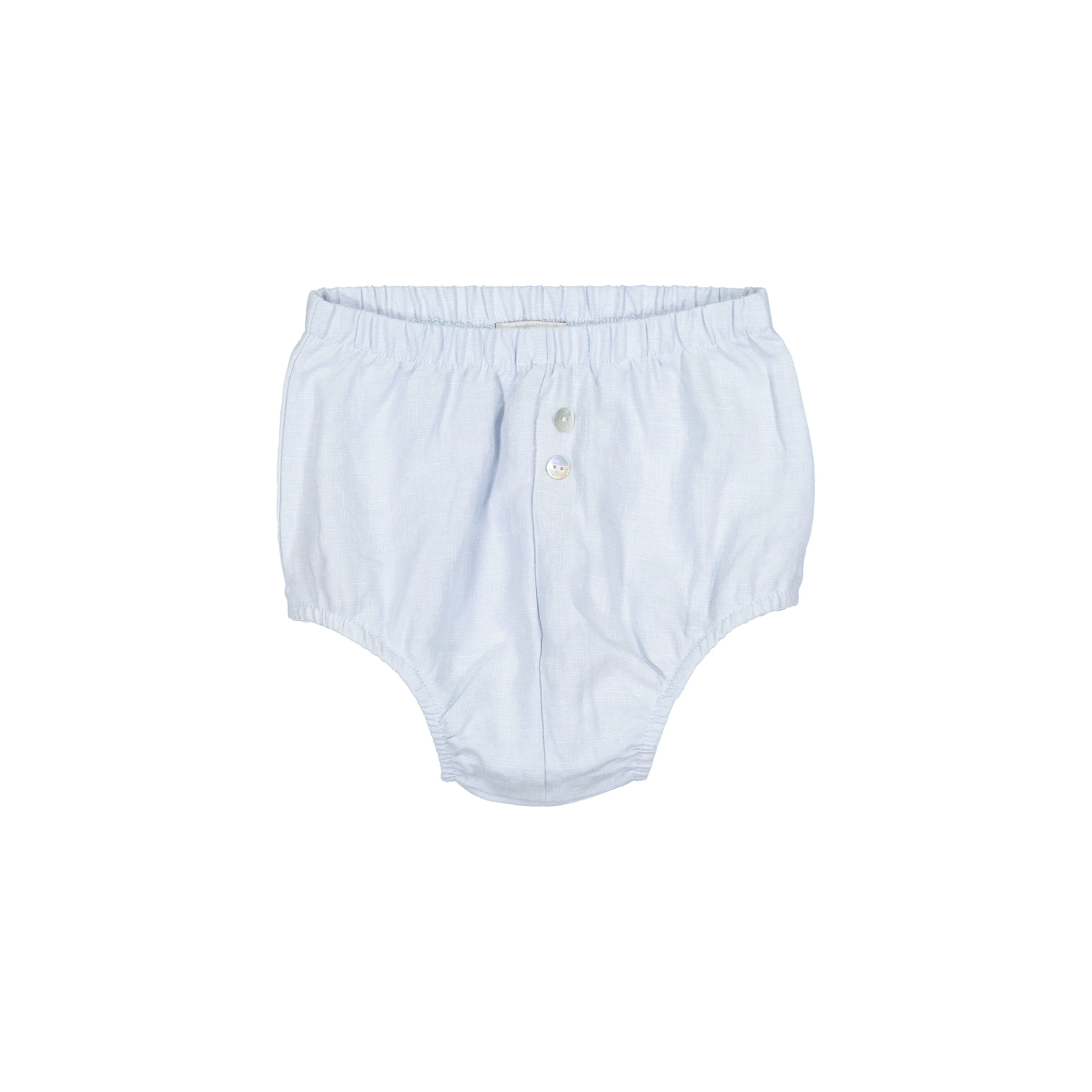 Analogie By Lil Legs Light Blue Linen Bloomers