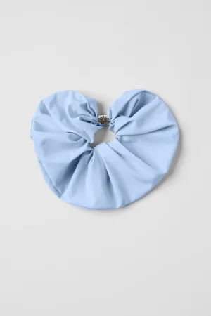 Bead It Oversized Scrunchie - Seashell Blue