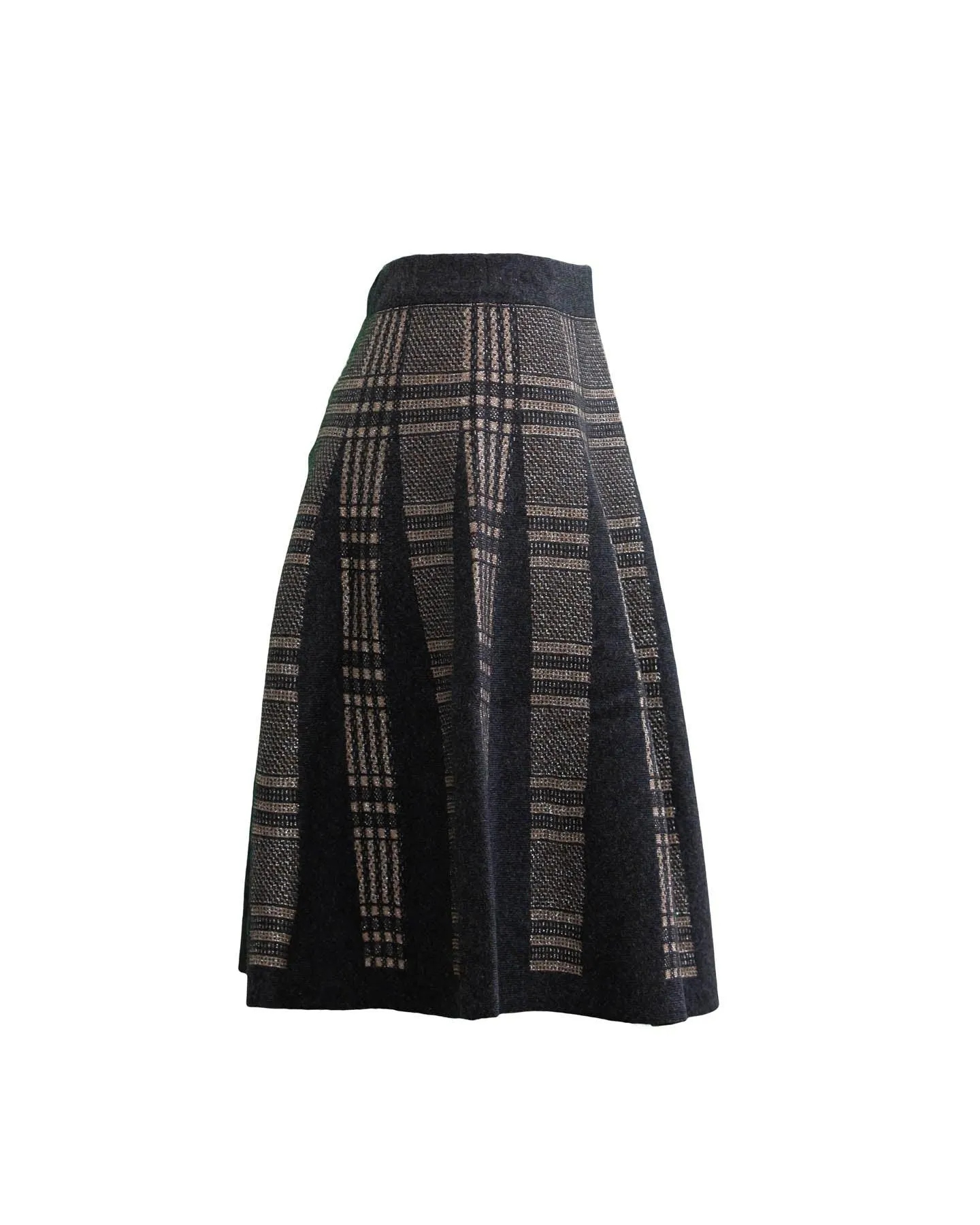 Bi Color Circle Skirt