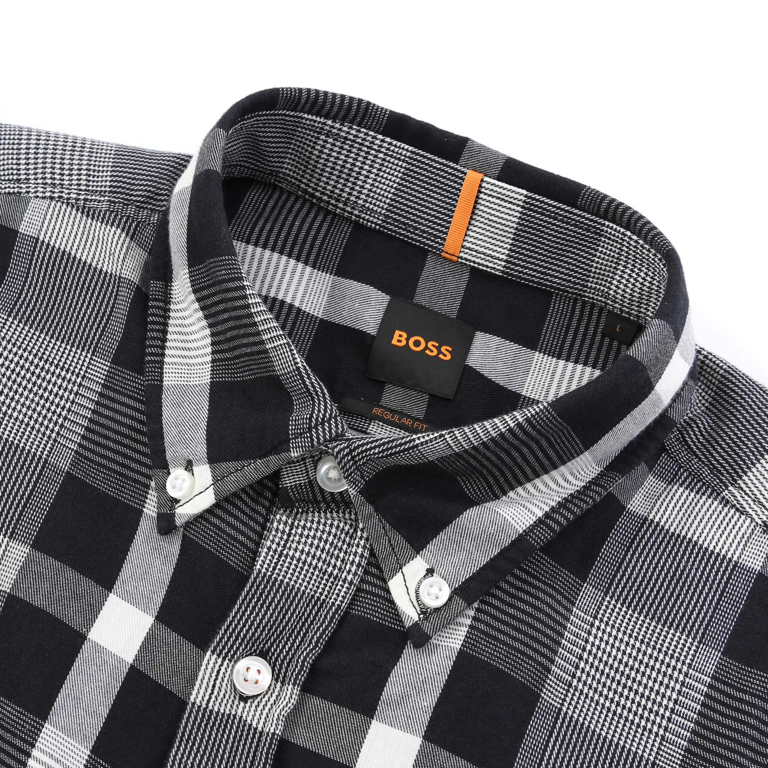 BOSS Rickerty Shirt in Black Check