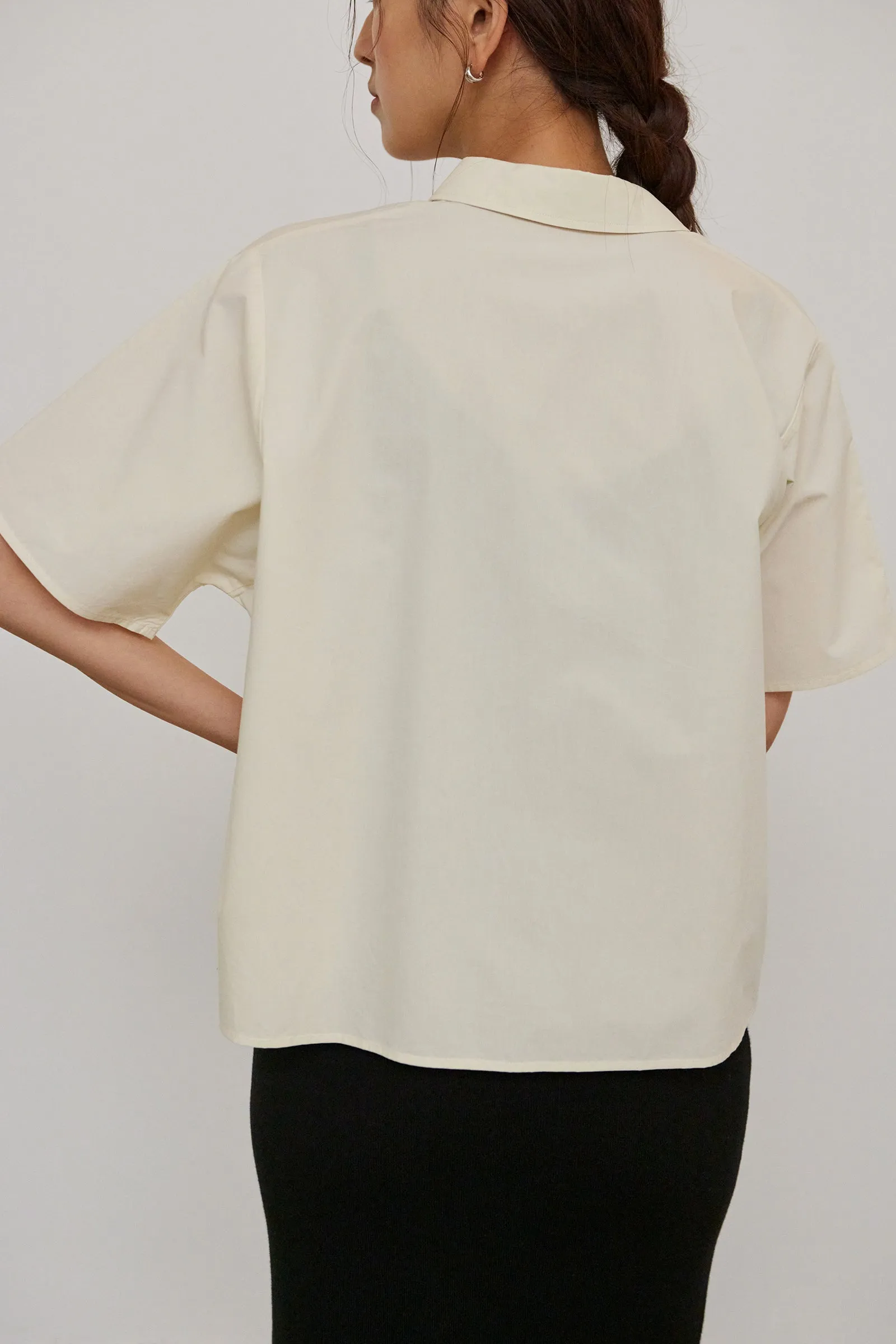 Boxy Shirt -- Crisp Cotton