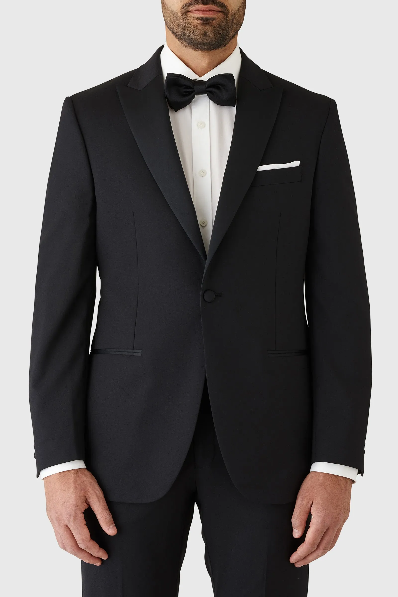 CAMBRIDGE FMG100 BLACK PICKFORD TUXEDO JACKET