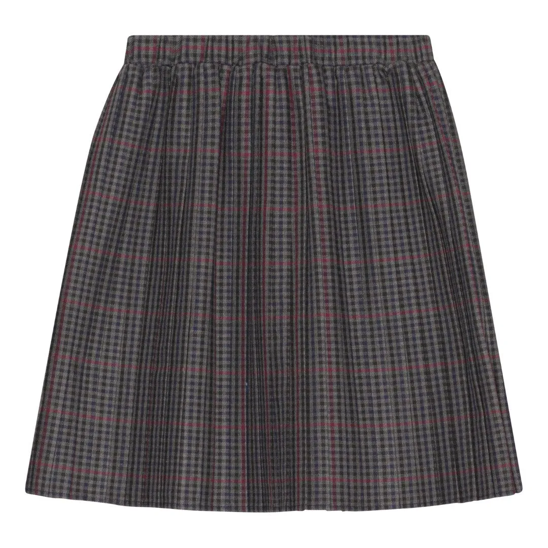 CHRISTINA ROHDE PLAID SKIRT