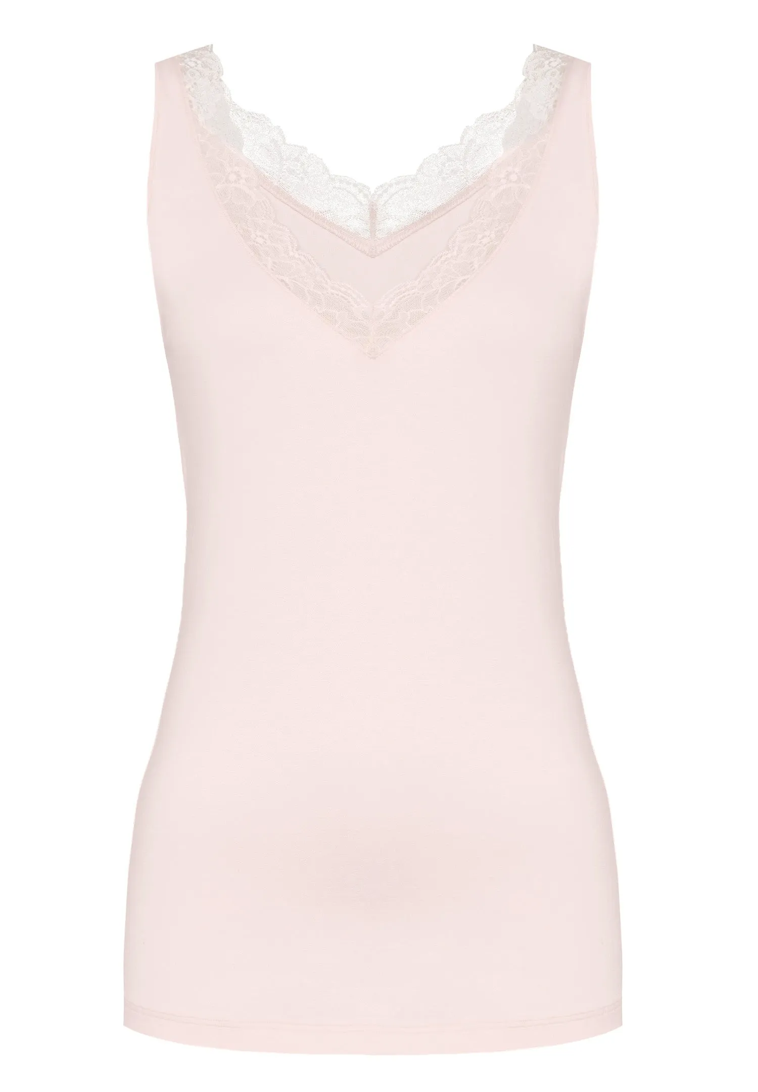 Cotton Lace V-Neck Tank