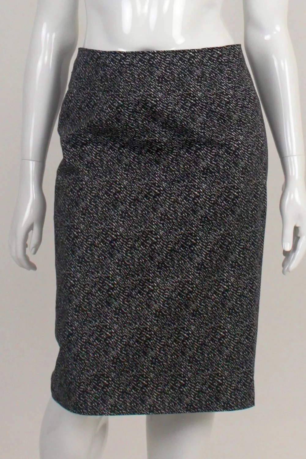 Country Road Black And White Patterned Pencil Skirt 14