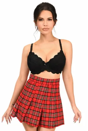 Daisy Corsets Red Plaid Skirt