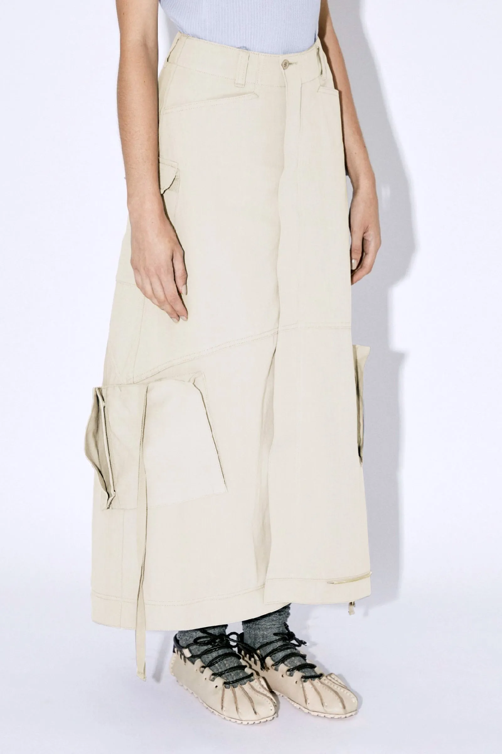 Double-End Cotton Cargo Skirt