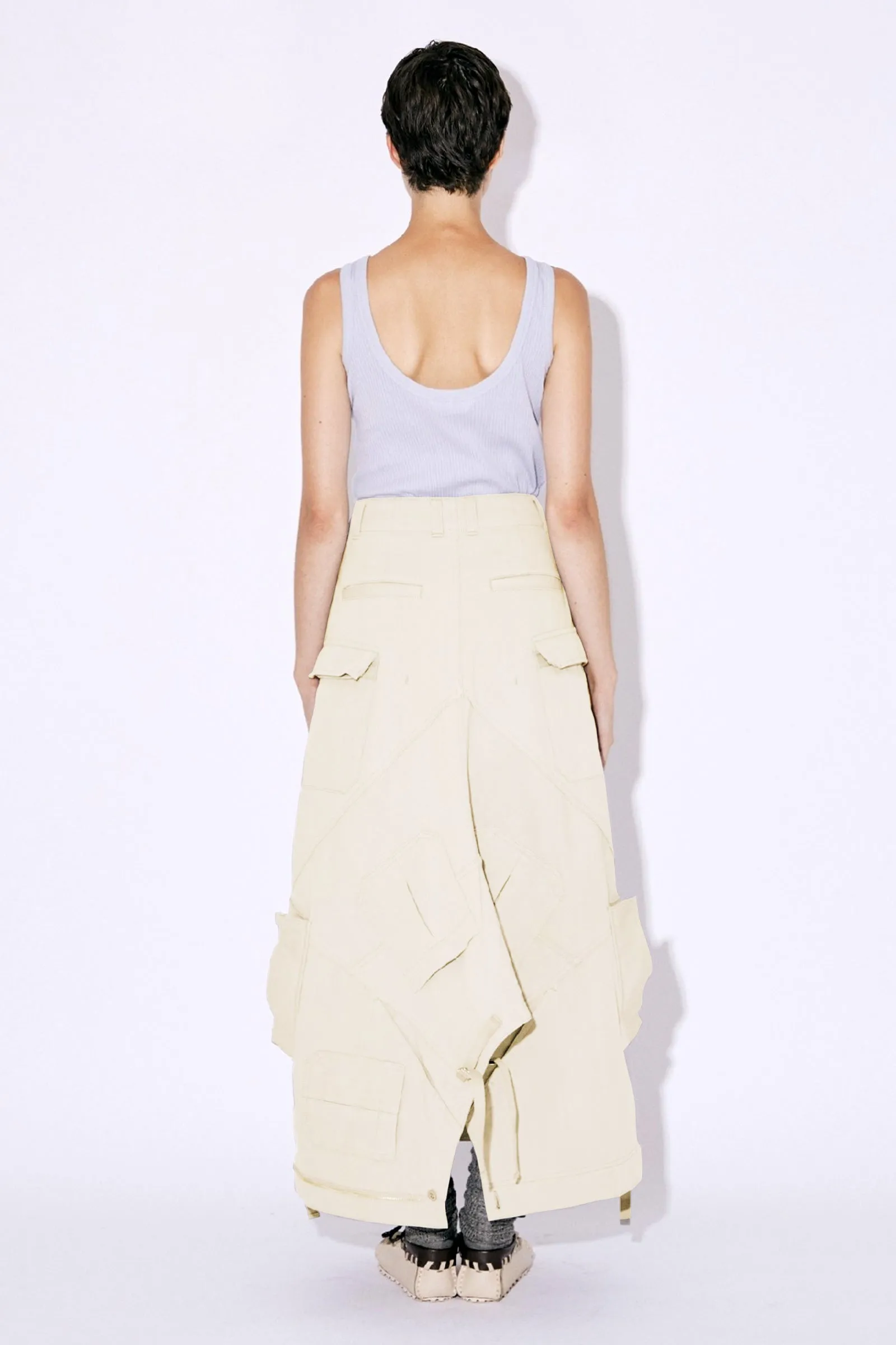 Double-End Cotton Cargo Skirt