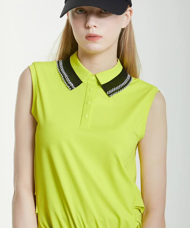 Ergo Patch Collar Sleeveless - Lime