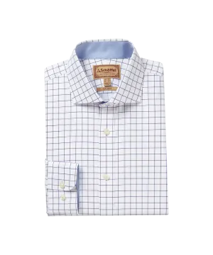 Greenwich Tailored Shirt - Purple Check