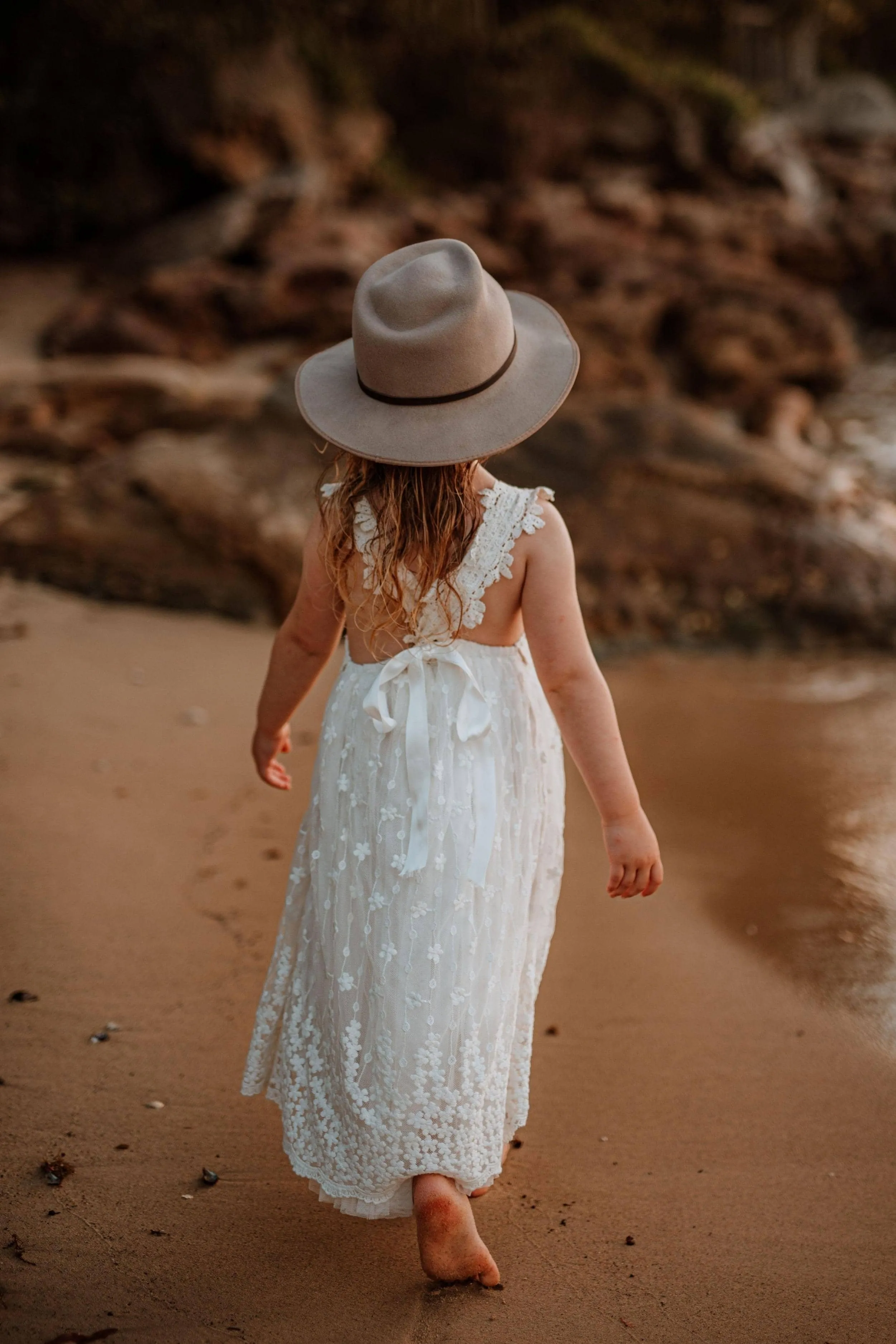 Harper Lace Flower Girl Dress- Holy Communion Dress