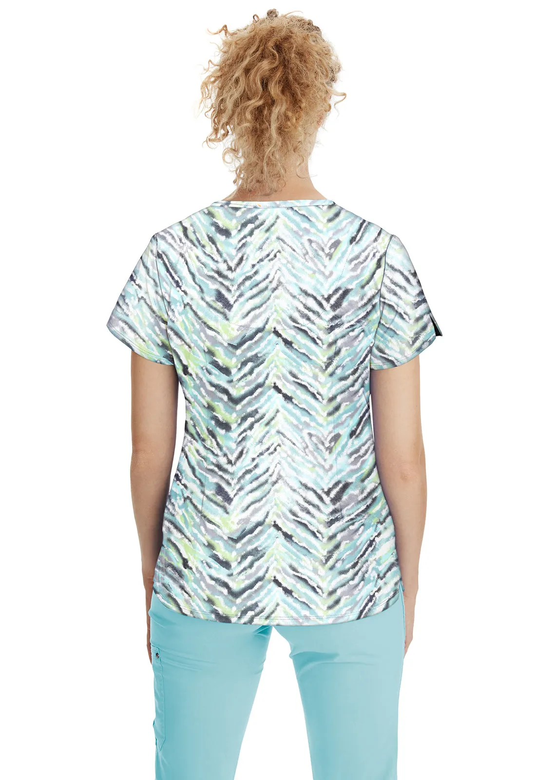 HH Premiere Label - Women's Seabrook Isabel Print Scrub Top