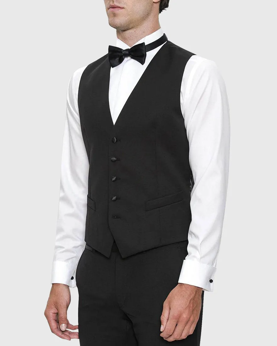 JOE BLACK F6447 BLACK MAIL TUX VEST