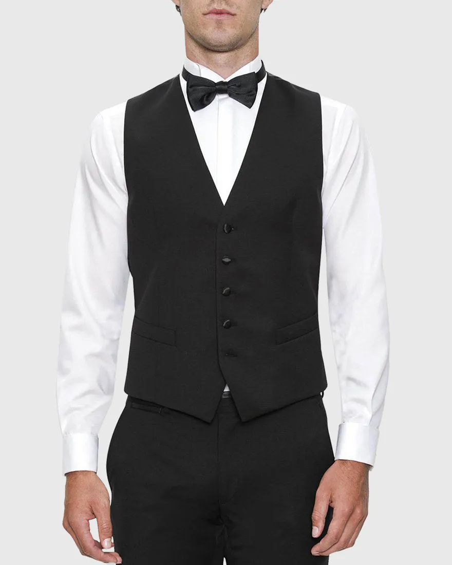 JOE BLACK F6447 BLACK MAIL TUX VEST