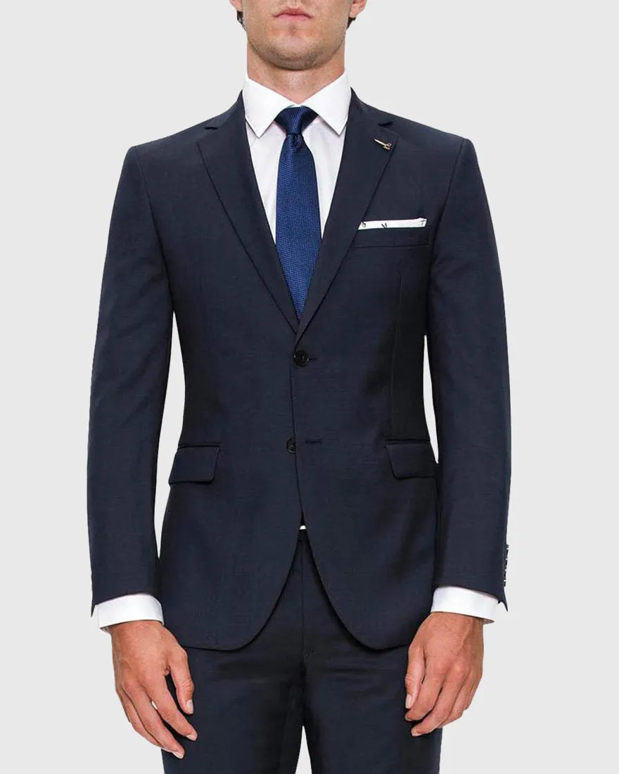 JOE BLACK FJV032 NAVY ANCHOR SUIT JACKET