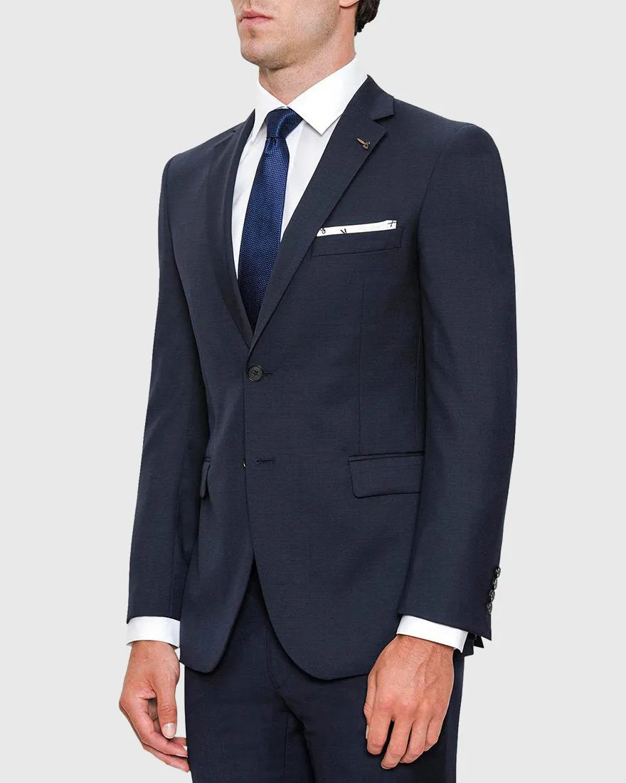 JOE BLACK FJV032 NAVY ANCHOR SUIT JACKET