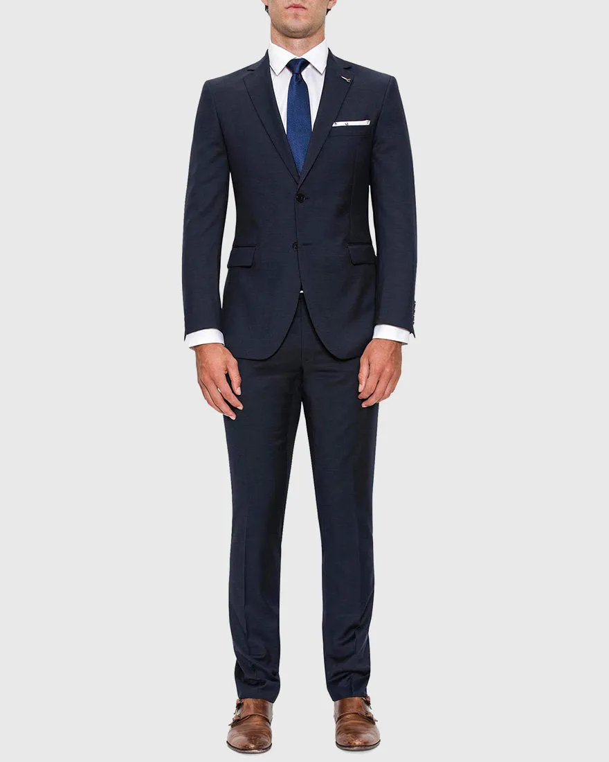 JOE BLACK FJV032 NAVY ANCHOR SUIT JACKET