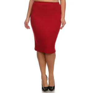 Ladies Plain Pencil Skirt