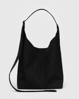 Large Nylon Sling Bag - Black