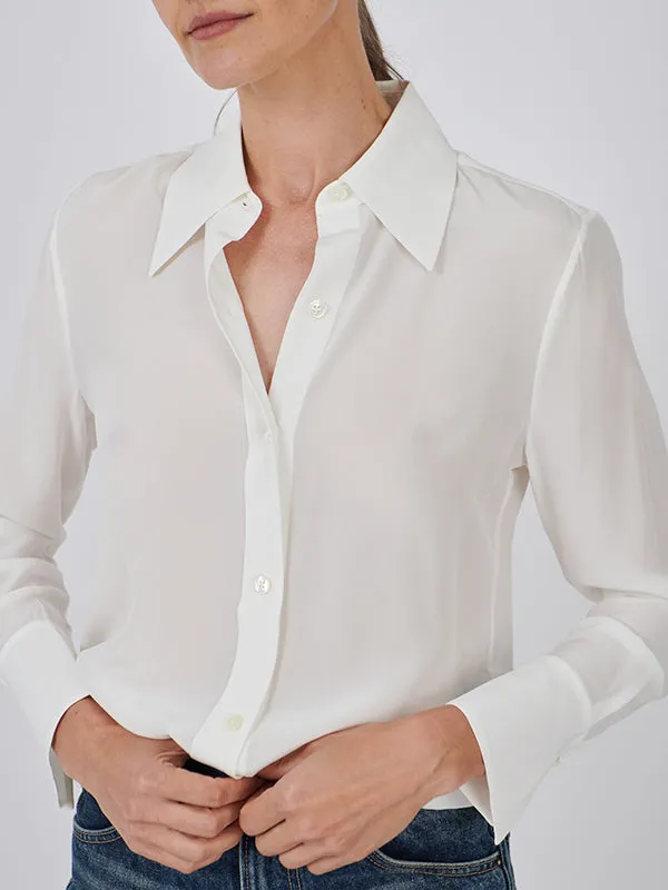 Leona Shirt in Natural White