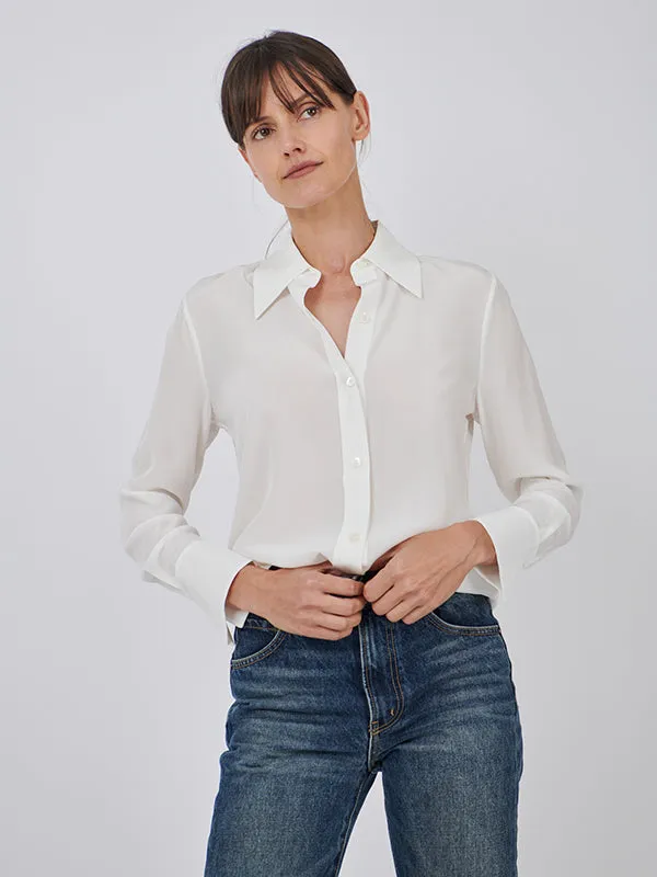 Leona Shirt in Natural White