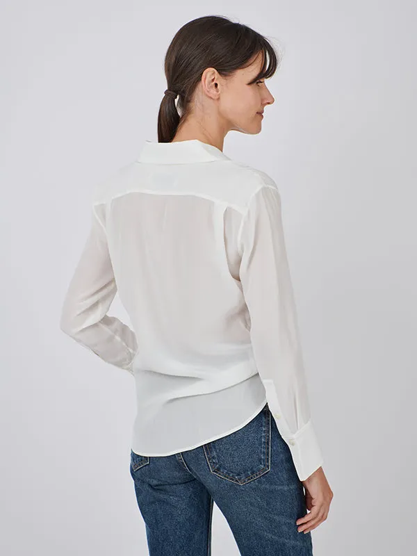 Leona Shirt in Natural White