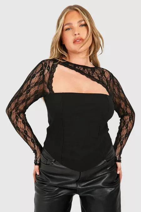 Luxe Lace Corset Top