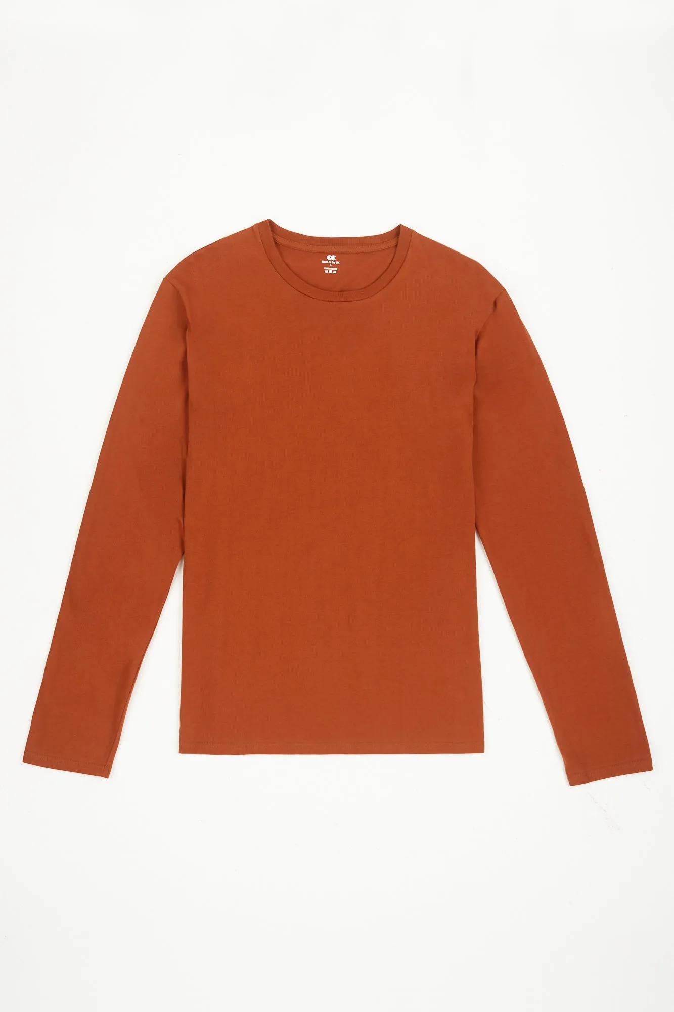 Men's Long Sleeve T Shirt - Cinnamon