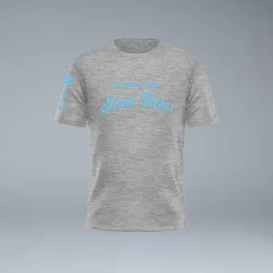 Netball NSW State Titles Grey Marle Puff Tee