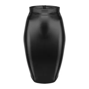 Noir Handmade Powerwetlook Pencil Skirt