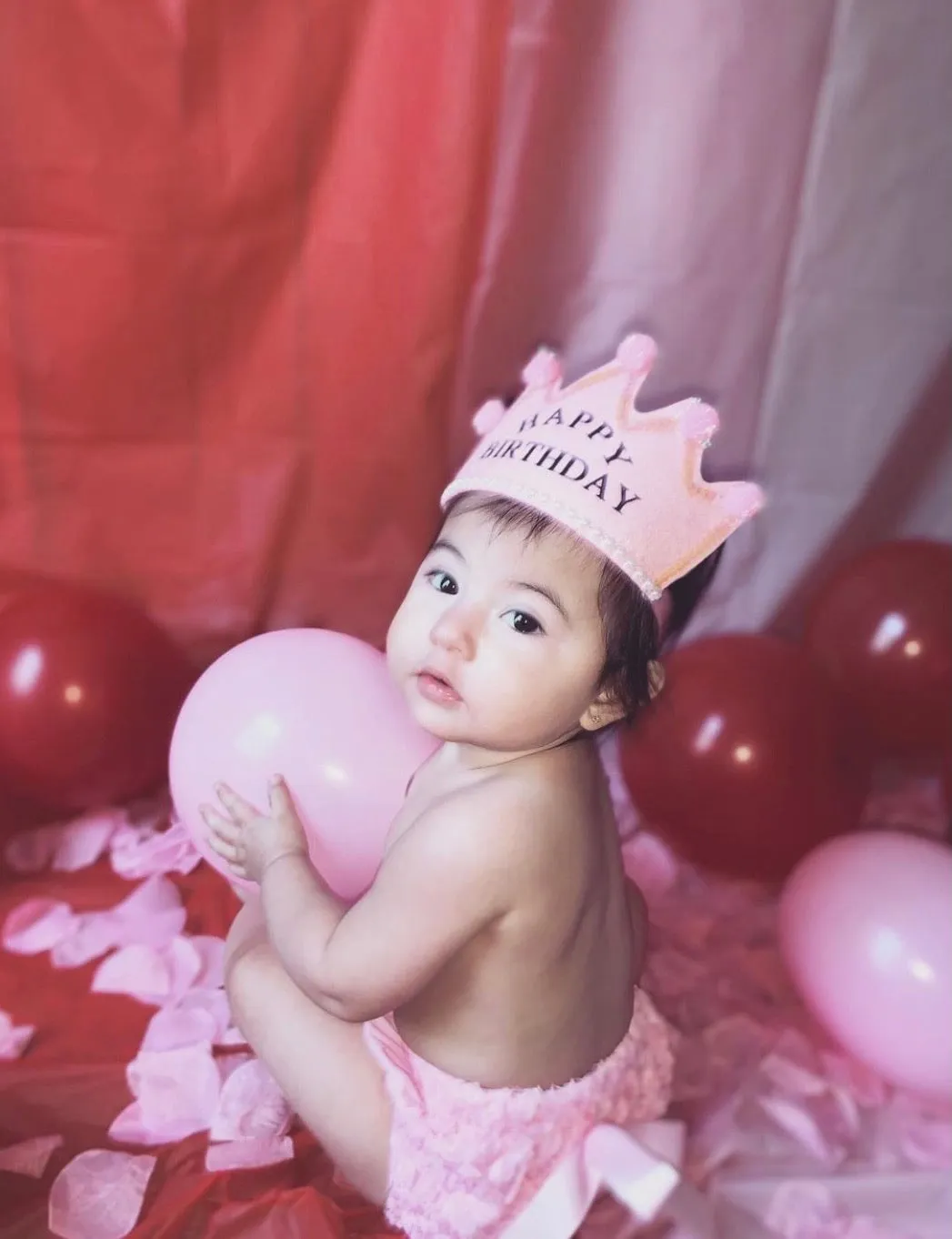 Pink Floral Ruffle Bloomer