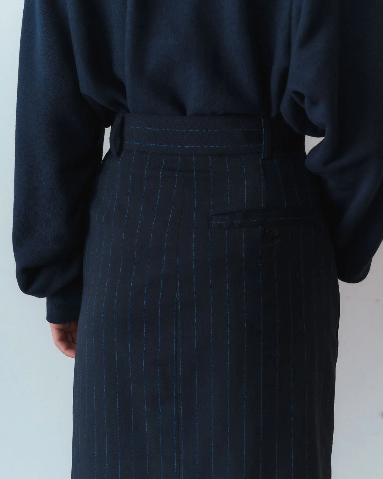 PINSTRIPE PENCIL SKIRT