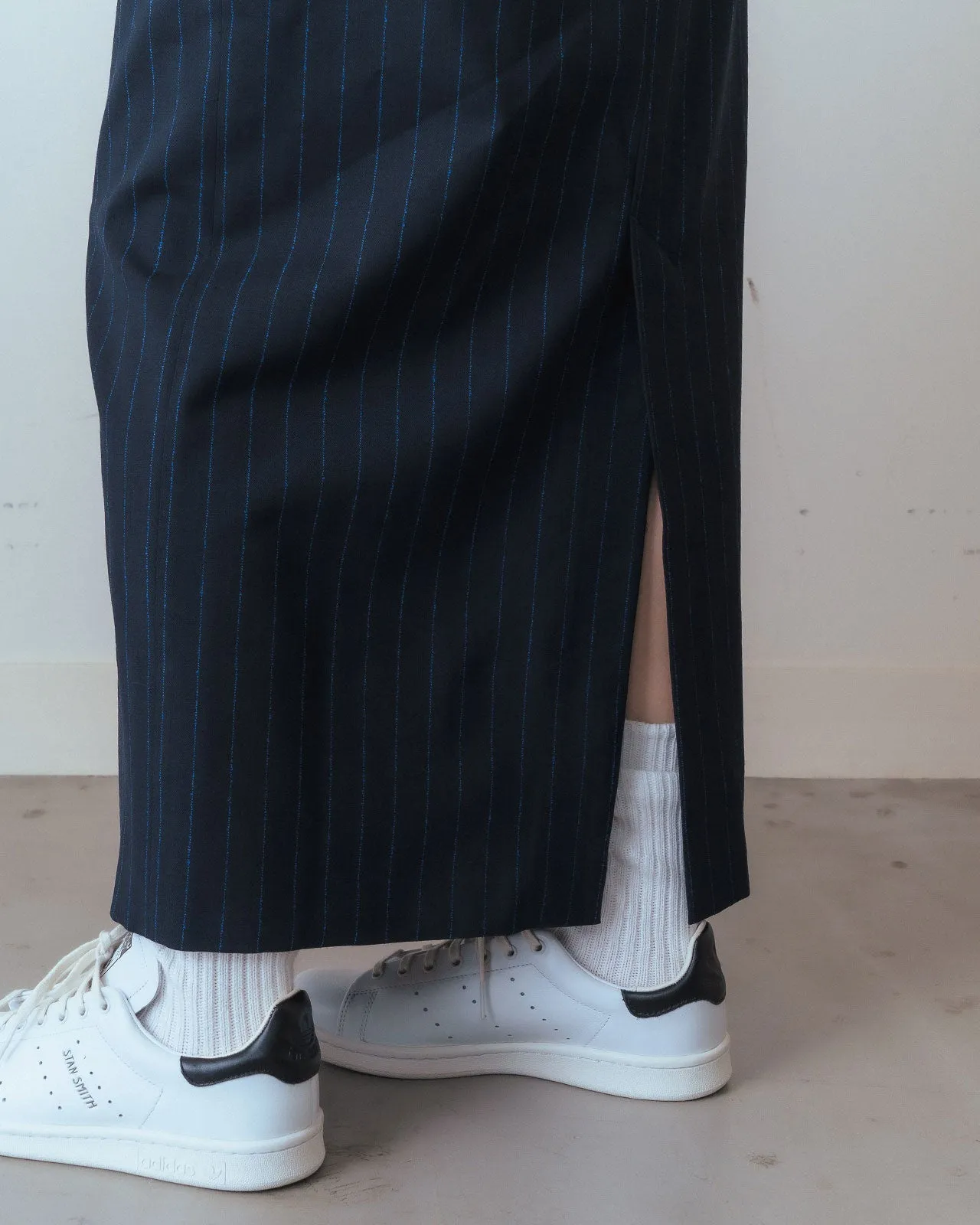 PINSTRIPE PENCIL SKIRT