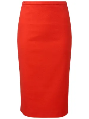 Pure Collection Tomato Red Belford Pencil Skirt UK 20 US 16 EU 48 BNWT RRP £70