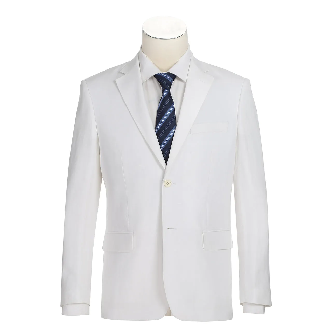 RENOIR 2-Piece New Slim Fit Suit White 611-2