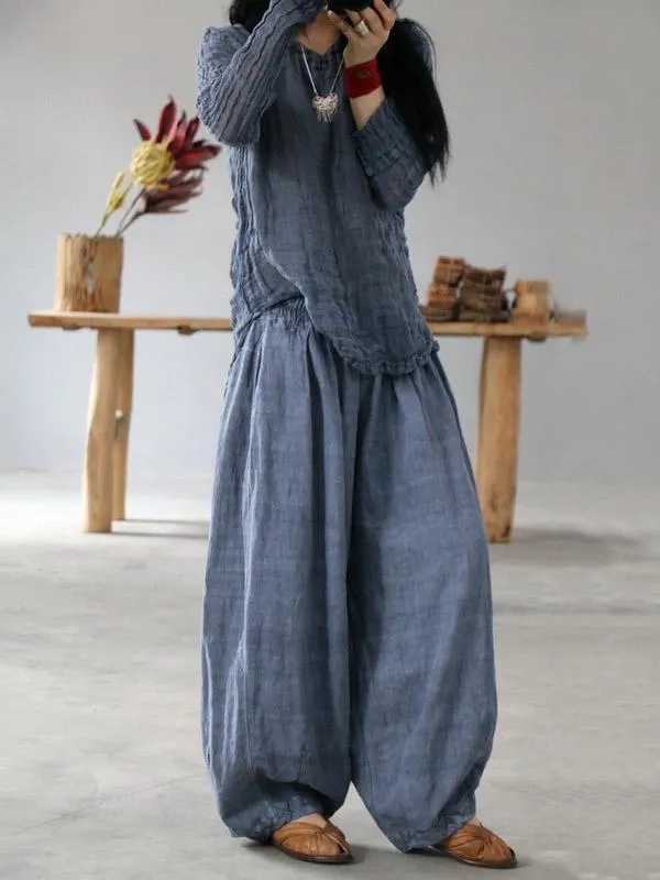 Super Loose Linen Bloomers