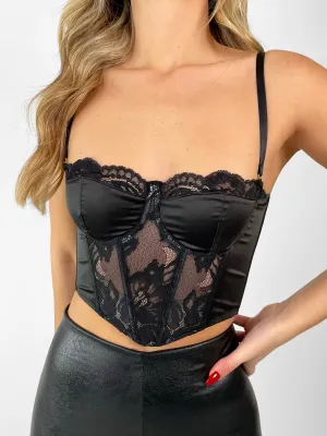 Sweet Talker Bustier // Black