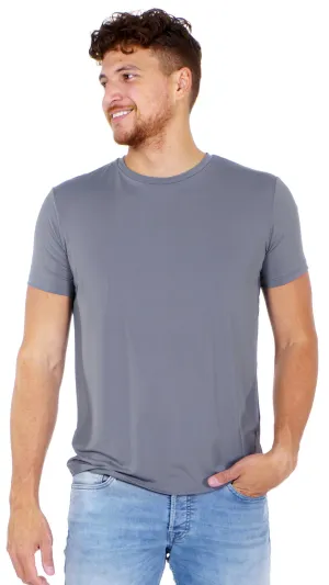 T-shirt Nu Crisp microfibre gris