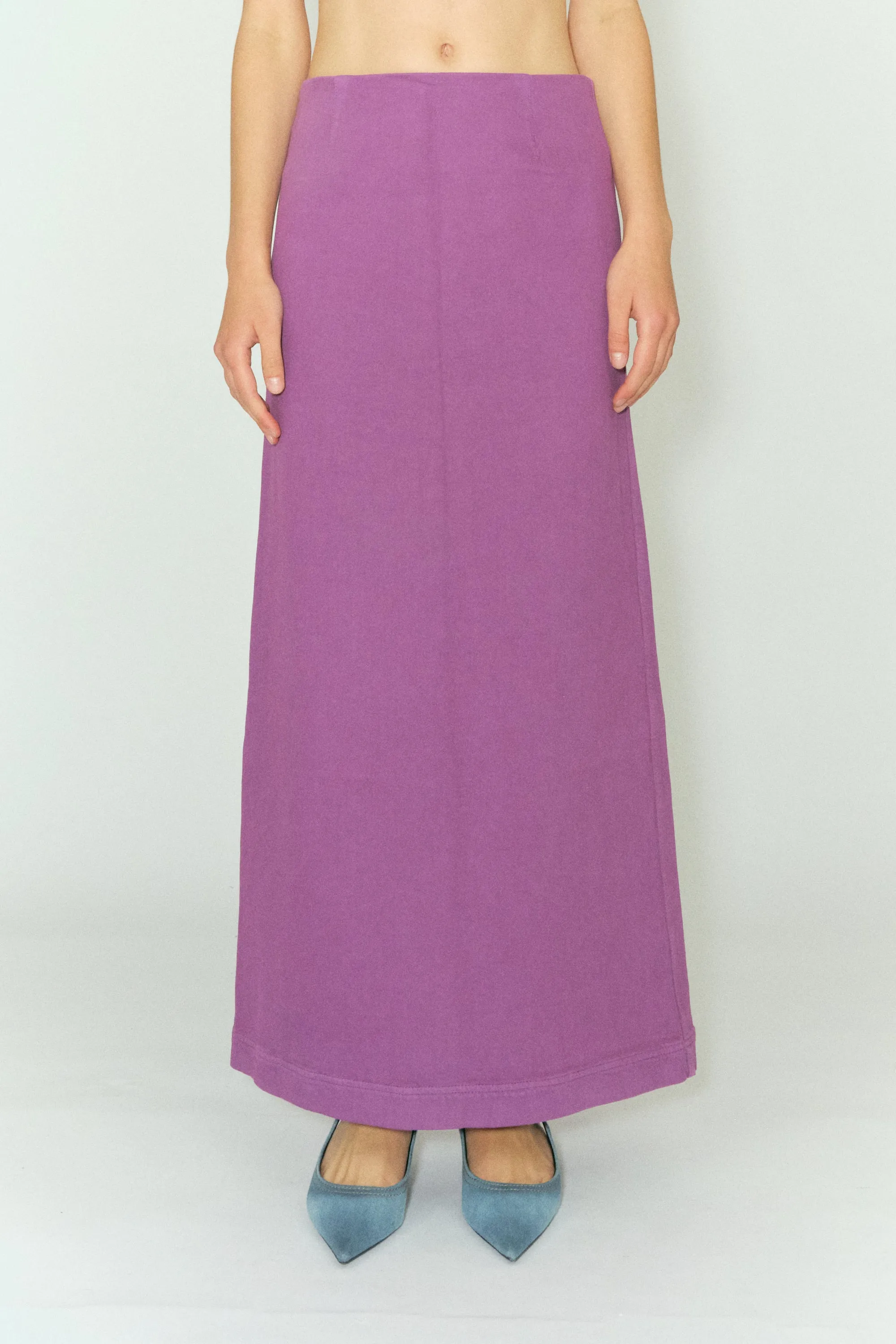 TMRW Kersee Maxi Skirt - Color - Heather Purple