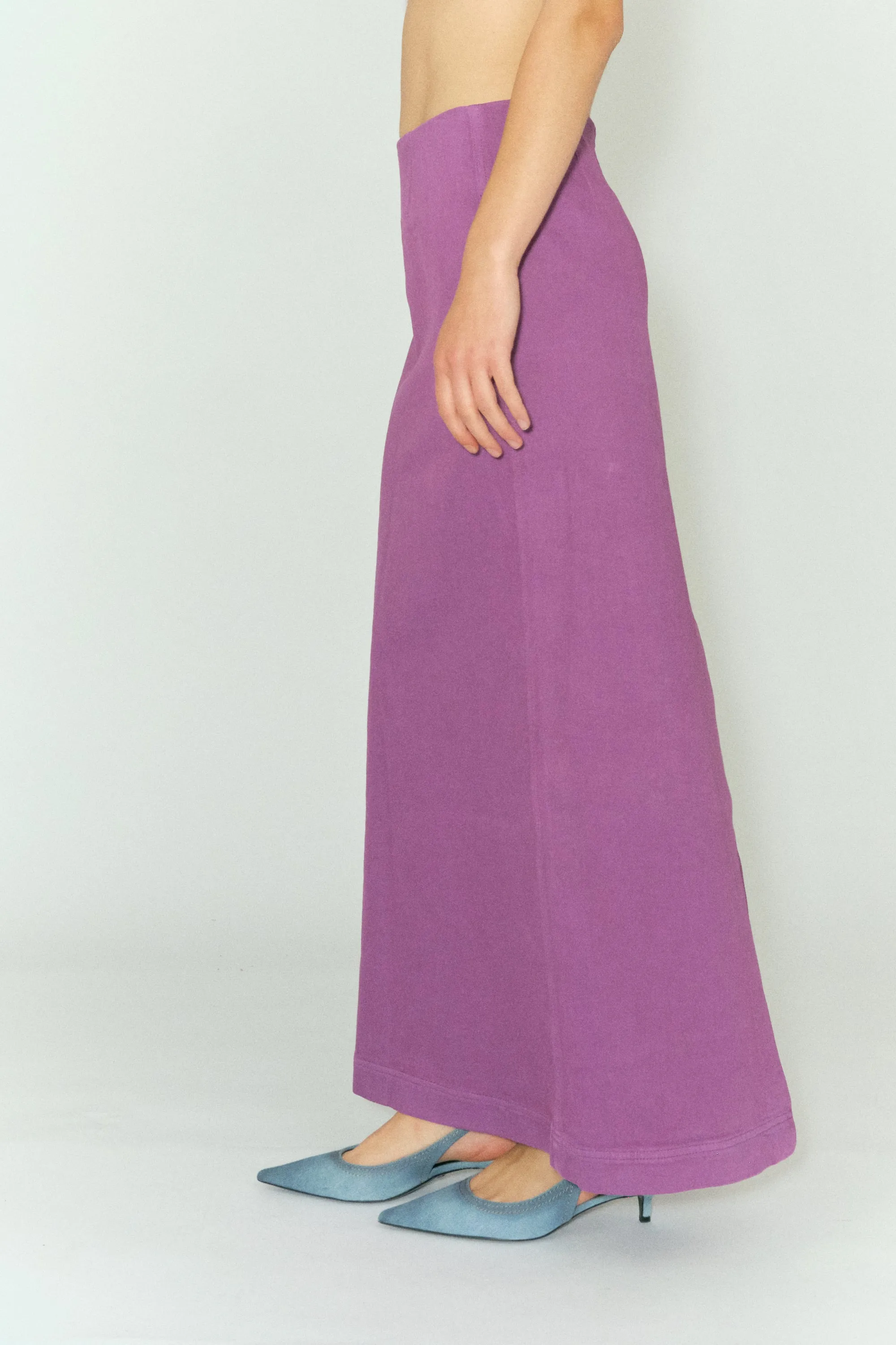 TMRW Kersee Maxi Skirt - Color - Heather Purple