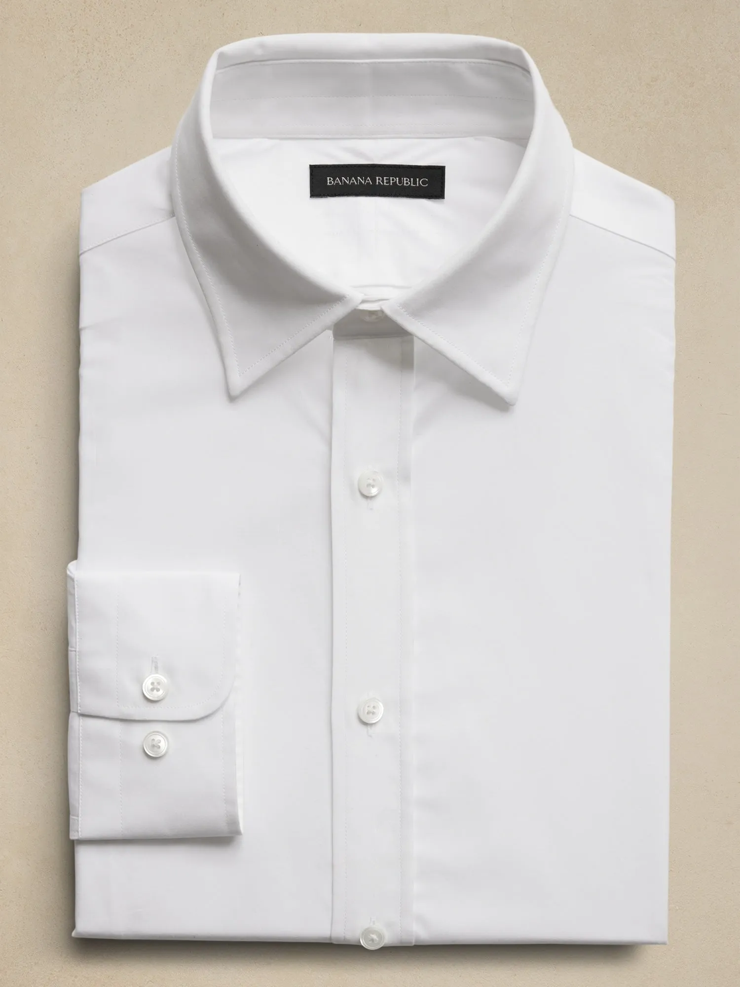 True Slim Poplin Dress Shirt