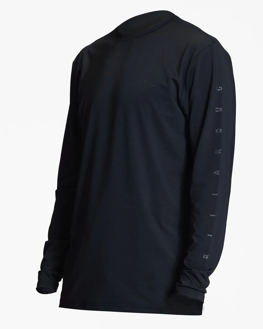 Unity Upf 50 Long Sleeve Surf Tee - Black